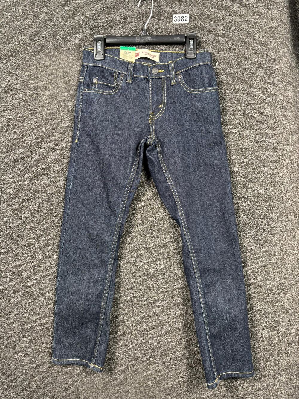 Levis 511 Jeans Youth 8 Slim Fit Stretch Denim Boys W24 L25 Elastic Waistband